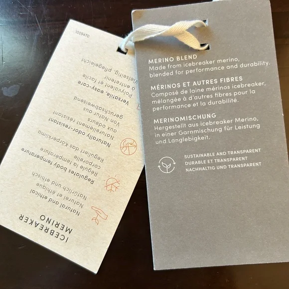 Icebreaker Wool merino Carrigan thick warm sweater jogger Leggings lounge flaw - Picture 5 of 6